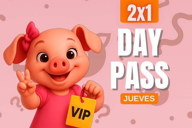 Jueves 2x1 DAY PASS